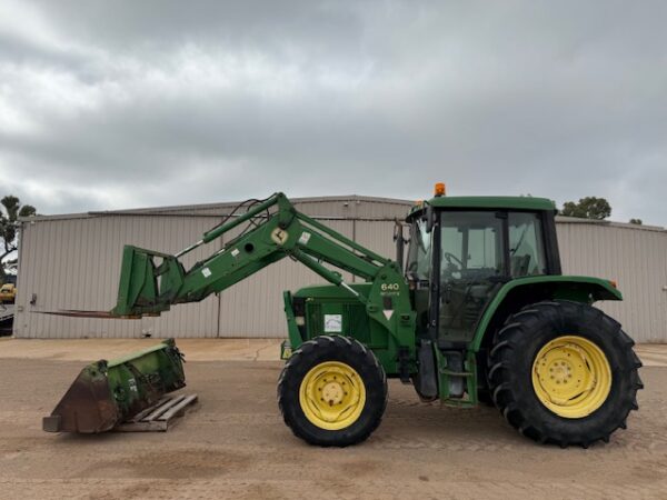 2001 John Deere 6210 Tractor with 640 Loader - Image 2