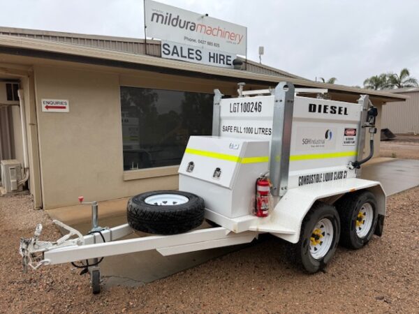 2022 Mildura Trailers 1000L Diesel Fuel Trailer - Image 2